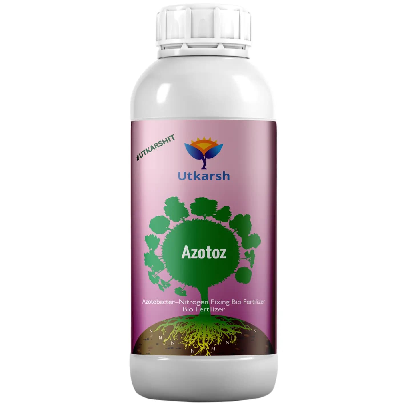 Utkarsh Azotoz (Azotobacter Nitrogen Fixing Microbes) Bio Fertilizer, Increases Yield and Nutrient Uptake - Image 1
