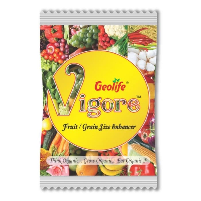 Geolife Vigore Fruit Size Enhancer, Organic Yield Enhancer For All Crops. Complete Plant Development From Root to Shoot.