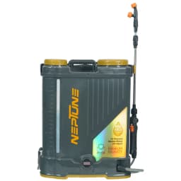 Neptune Max-14-Plus Backpack Battery Sprayer, Dual Pump 12V 14AH, 20L Tank, Output 10-13 LPM with 5 Nozzles, Include Italian Gun for Farming & Garden 1
