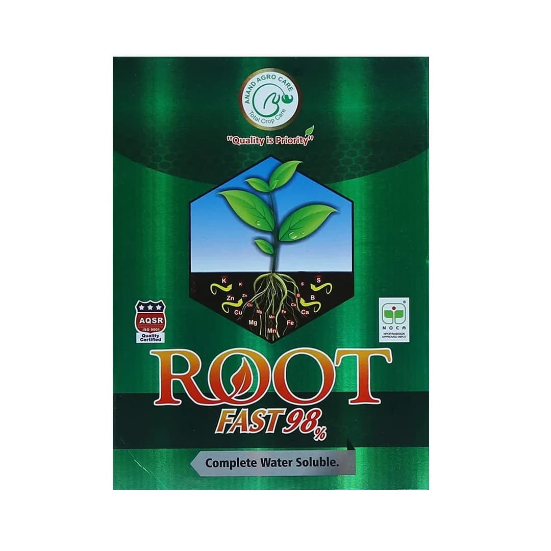 Anand Root-Fast Powder (Super Potassium Hamate 98%) Plant Growth Promoter, Improves Soil Health And The Nutrient Uptake - Image 1
