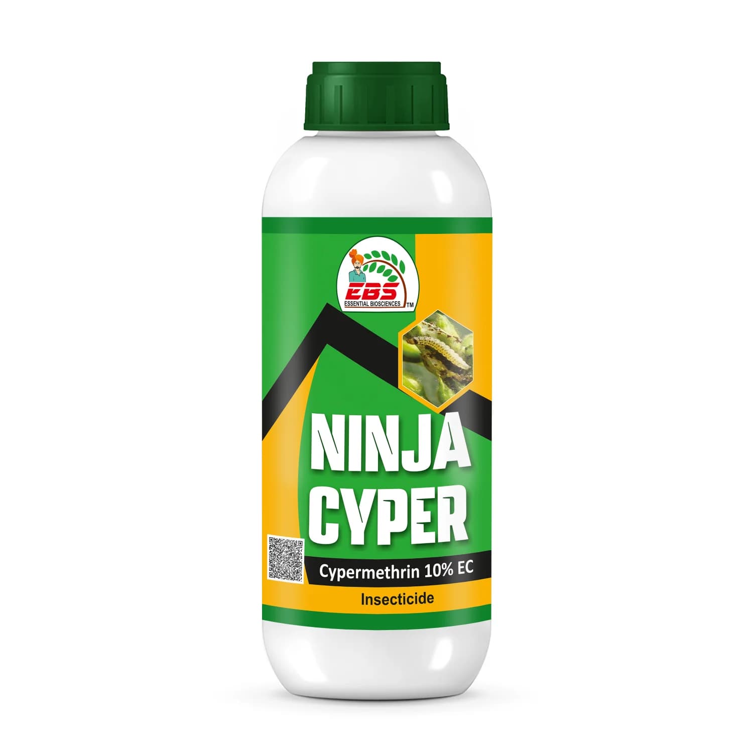 EBS Ninja Cyper Cypermethrin 10% EC Insecticide, Control All Household Insects like mosquitoes, flies, cockroaches, ants, wasps, bedbugs, spiders - Image 1