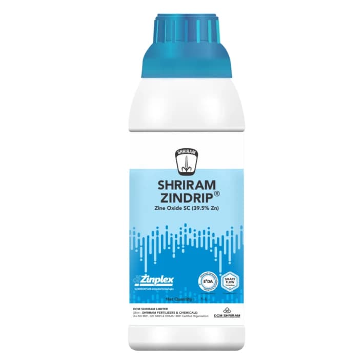 Shriram Zindrip Zinc Oxide 39.5%, Plant Growth Promoter, Micronutrient Fertilizer, All Crops Zinc Deficiency - Image 1