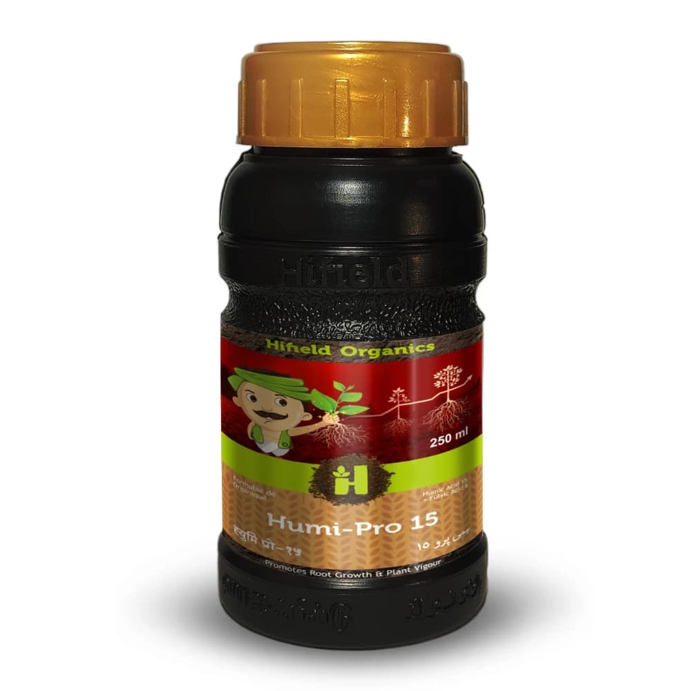 Hifield Humi Pro 15 Humic Acid 15% and Fulvic Acid 6%, Effective For Root Growth And Soil Health, Suitable For All Crops