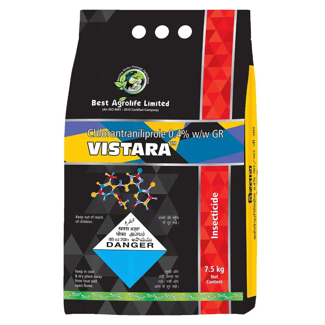 Best Agrolife VISTARA Chlorantraniliprole 0.4% GR Insecticide, Effective For Borer Control In Rice And Sugarcane - Image 1