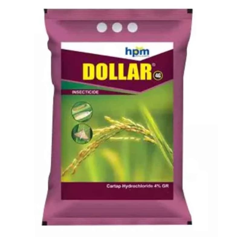 HPM Dollar 4G Cartap Hydrochloride 4% GR Insecticide, Effective Control Of Stem Borers And Leaf Folders In Paddy - Image 1