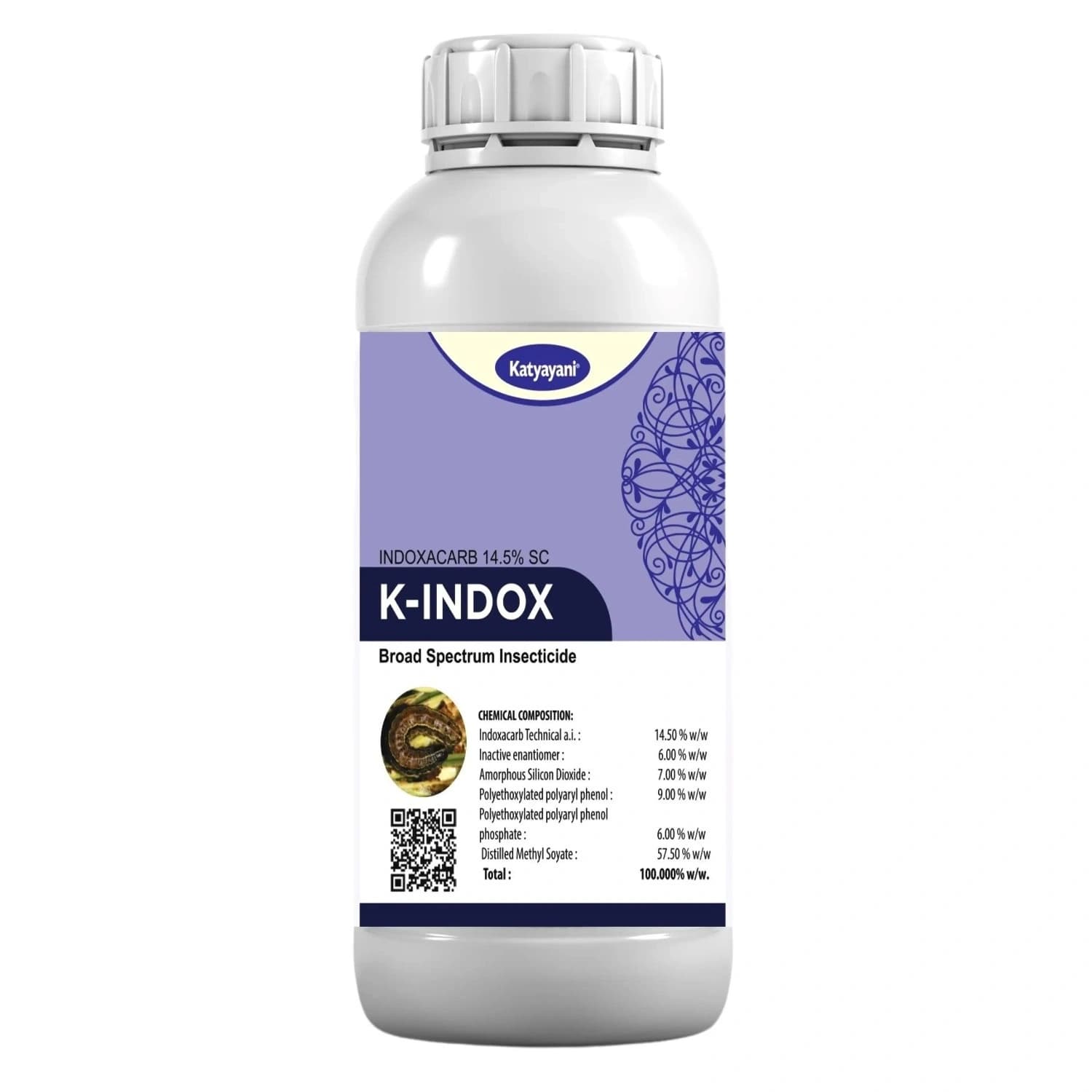 Katyayani K-Indox Indoxacarb 14.5% SC Insecticide, Effective Against Larva  - Image 1