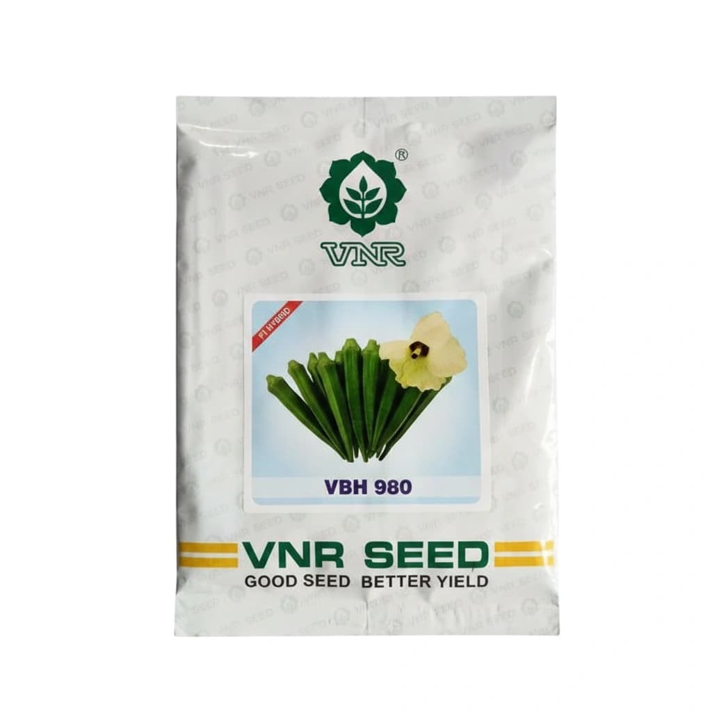 VNR VBH 980 Okra Seeds - Bhindi Seeds - Image 1