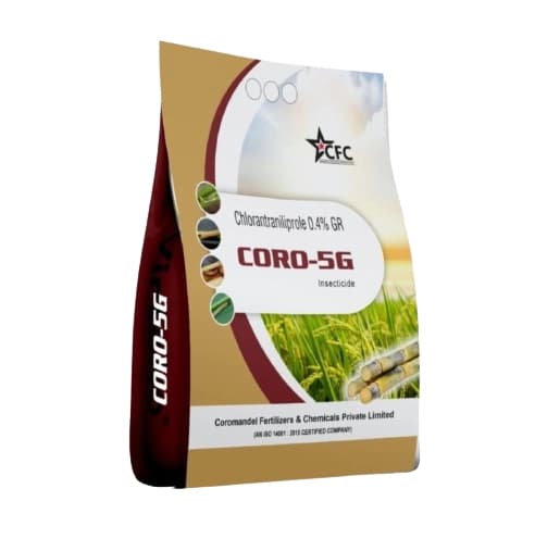 Coromandel Coro-5G Chlorantraniliprole 0.4% GR Insecticide, Effective For Early Shoot Borer And Top Borer, Use For Sugarcane and Rice - Image 1