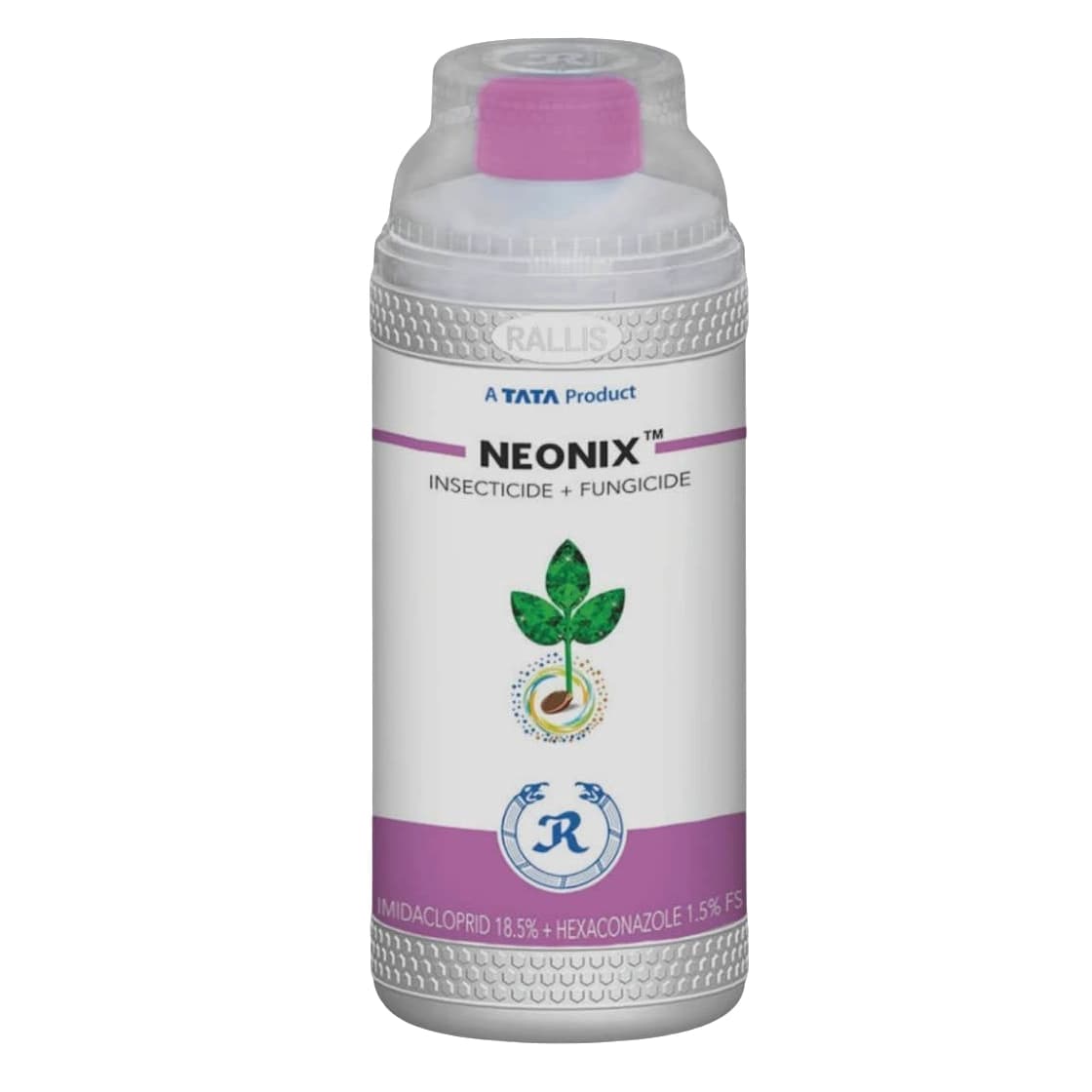 TATA Rallis NEONIX Imidaclopride 18.5% + Hexaconzole 1.5% FS Insecticide + Fungicide, Seed Treatment Solution - Image 1