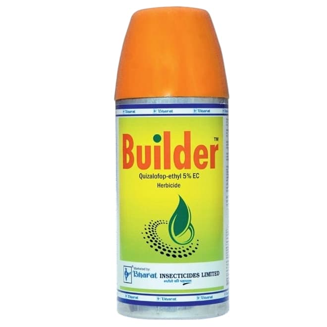 Bharat Certis Builder Quizalofop-Ethyl 5% EC Herbicide, Effective Weed Control In Soybean, Cotton, Groundnut And Onion