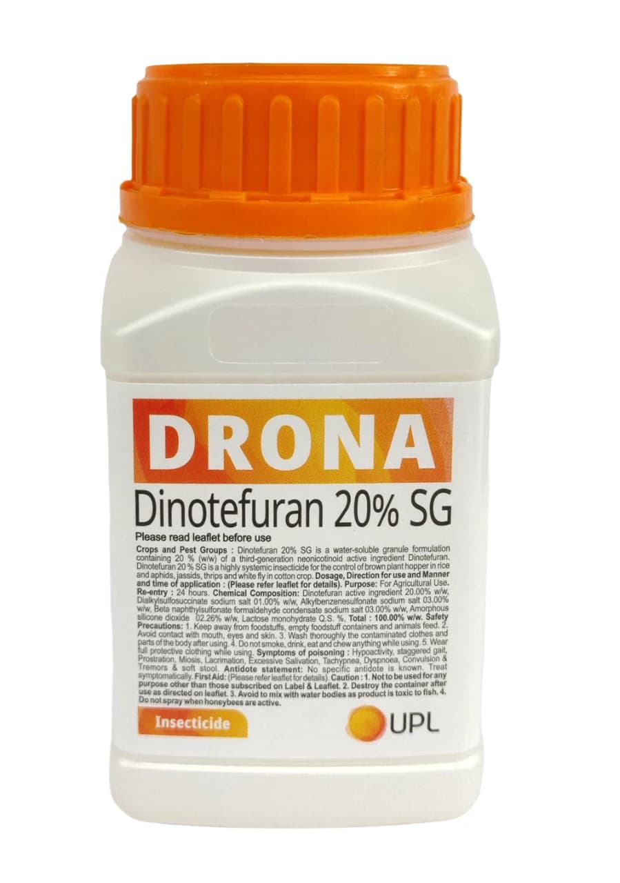 UPL Drona Dinotefuran 20% SG Systemic Insecticide, Control of BPH In Rice and Sucking Pests In Cotton