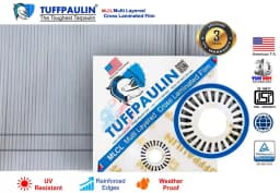 Tuffpaulin Hay Covers, Heavy Duty Material, Weather Resistant, Multi Purpose Usage 3
