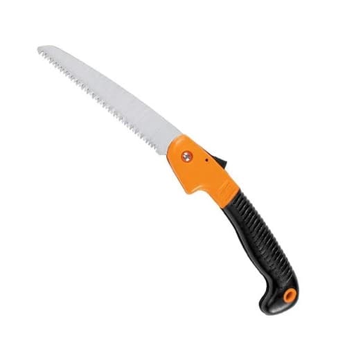 Folding Saw For Trimming, Pruning And Camping, Sharp Steel Blade, Safety Lock And Non-Slip Handle (180 Mm) - Image 1