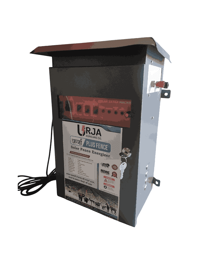 Urja Panel Fence Solar Zhatka Machine Or Fence Energizer Combo Set With Battery 12V 26Ah, Earthing Set And 40 Watt Solar Panel - Image 3