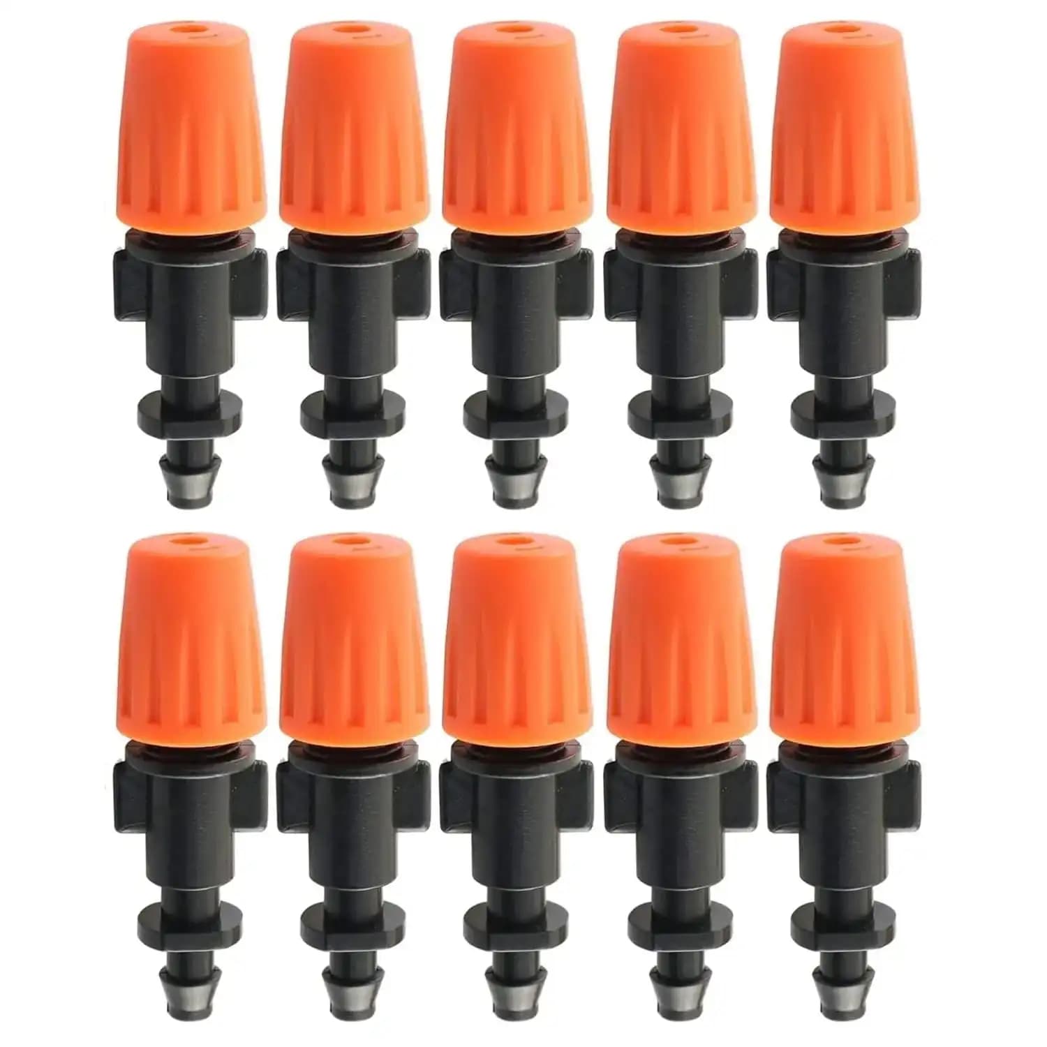 Radhe Plastic Drip Irrigation Misting Nozzles, Adjustable Garden Dripper, Micro Mist Head Atomizer Fogger For Watering System Sprayers - Image 1