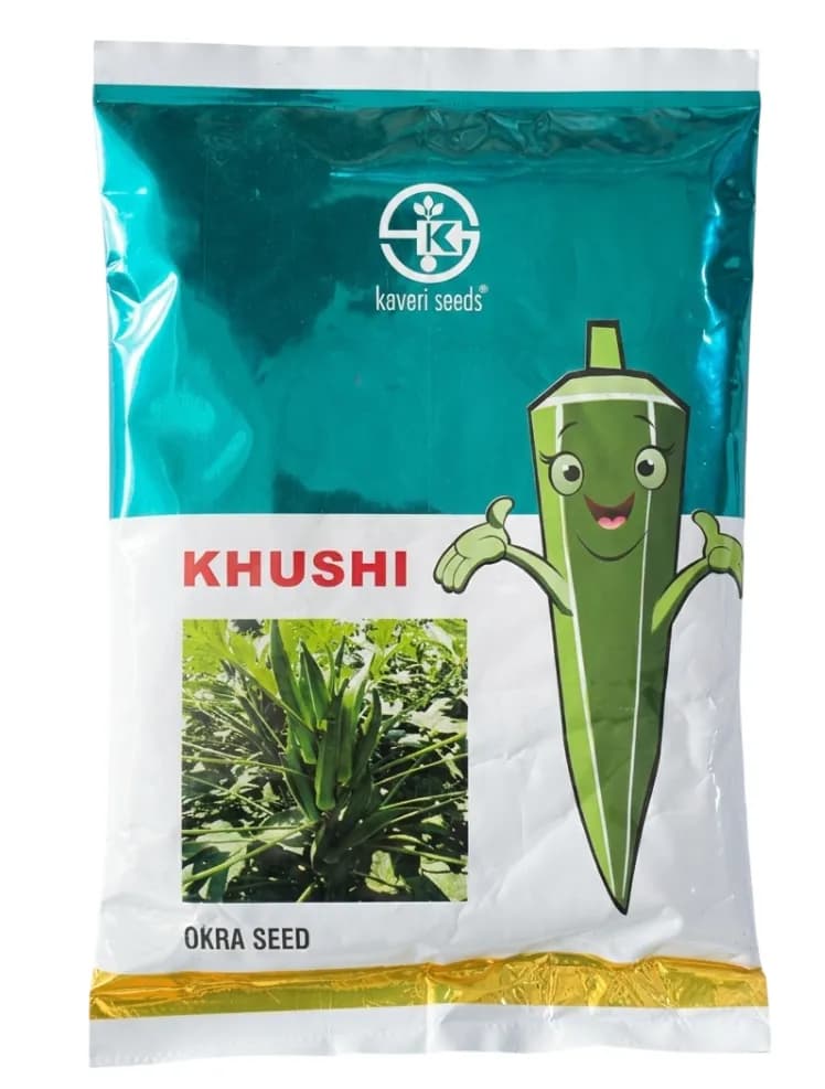 Kaveri Khushi Okra Seeds High Yield Bhindi Variety - Image 1