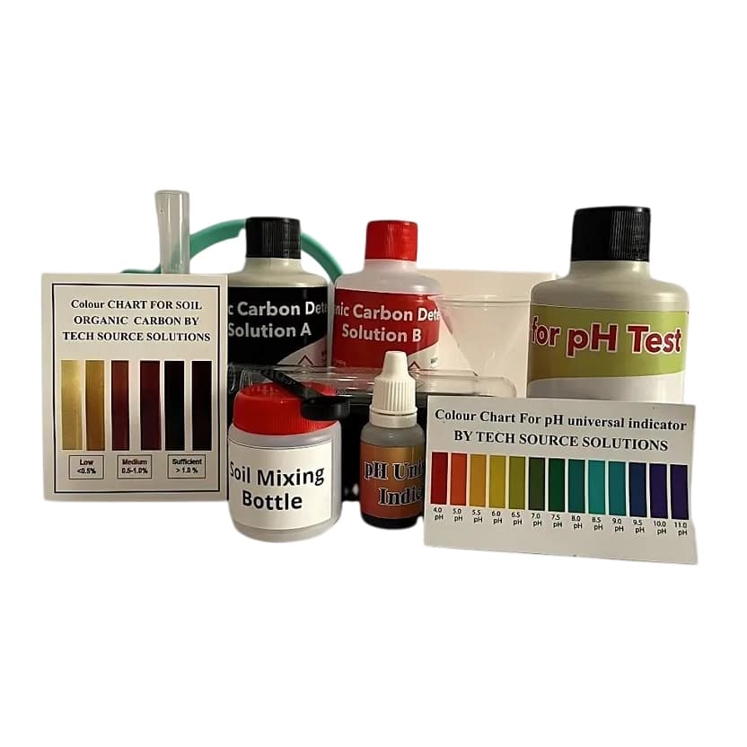 Tech Source Soil Organic Carbon And pH Detection Kit, Instant Results, Effective Farmers And Agri Projects - Image 1