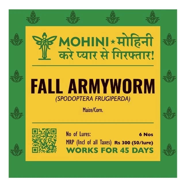 Biowall Mohini Fall Armyworm Pheromone Lure, Spodoptera Frugiperda For Control In Maize - Image 1