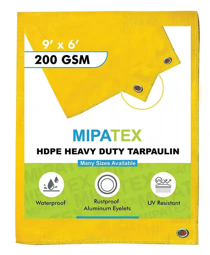 Mipatex Tarpaulin 200 GSM Waterproof Multipurpose Use  UV Stabilized, Heavy Duty Material. - Image 14