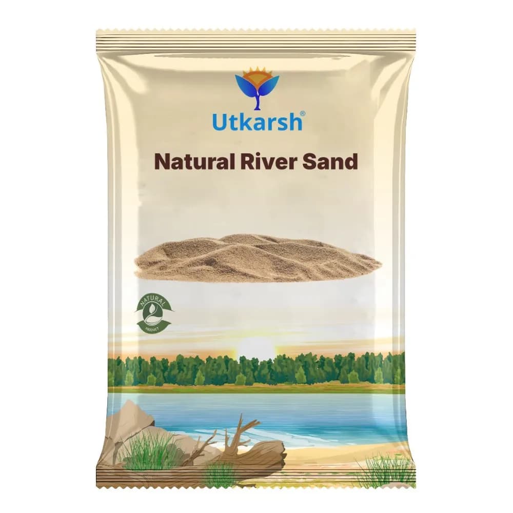 Utkarsh Natural River Sand, Pure Organic Plants Soil Mix Additive And Aquarium Sand