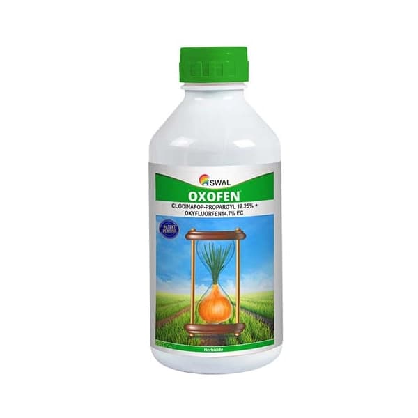 Swal Oxofen Clodinafop-Propargyl 12.25 % + Oxyfluorfen 14.7% EC Herbicide, Broad-Spectrum For Weed Control - Image 1