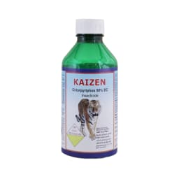 Shree Industries Kaizen Chlorpyriphos 50% EC Insecticide, Contact, Stomach and Fumigation Against Broad Spectrum of Pests and Beetles 1