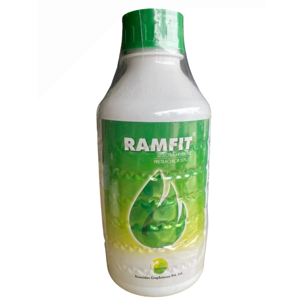 Ramcides Ramfit Pretilachlor 50% EC Herbicide, Effective Control Weed In Transplanted Paddy Fields - Image 1