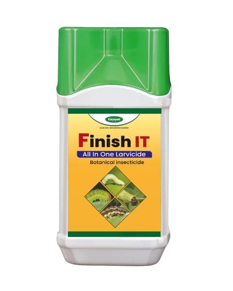 Katyayani Finish It Insecticide, Control For Cabbage Butterfly, Armyworm, Natural Larvicide For Crops (All In One Larvicide)  - Image 1