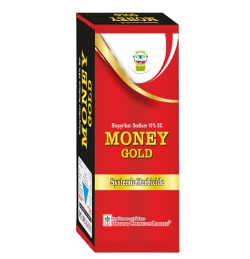 Thakar Money Gold Bispyribac Sodium 10% SC Herbicide, Long-Lasting Weed Control In Paddy - Image 1