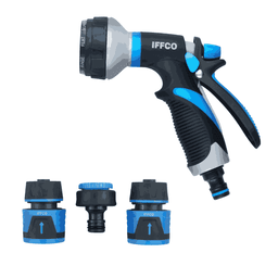 IFFCO Urban Garden Hose Spray Gun, Spray Patterns, Leak-Proof, Rust-Resistant Watering Spray Gun 3