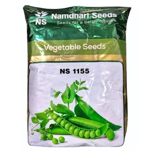 Namdhari NS 1155 Peas Seeds, Mattar ke Beej, Medium Green Color, High Yield Potential