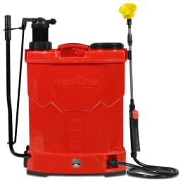 Neptune Model-25 Battery & Manual 2 in 1 Knapsack Sprayer 12V x 12Amp, 20L Tank, Telescopic Lance with 4 Nozzles for Farming & Garden (Color May Vary) 1