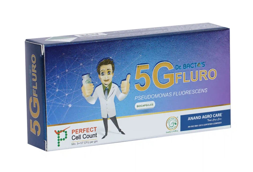 Dr. Bacto\'s 5G Fluro Bio Capsules, Pseudomonas Fluorescens Effective Against Various Fungal And Bacterial Diseases.