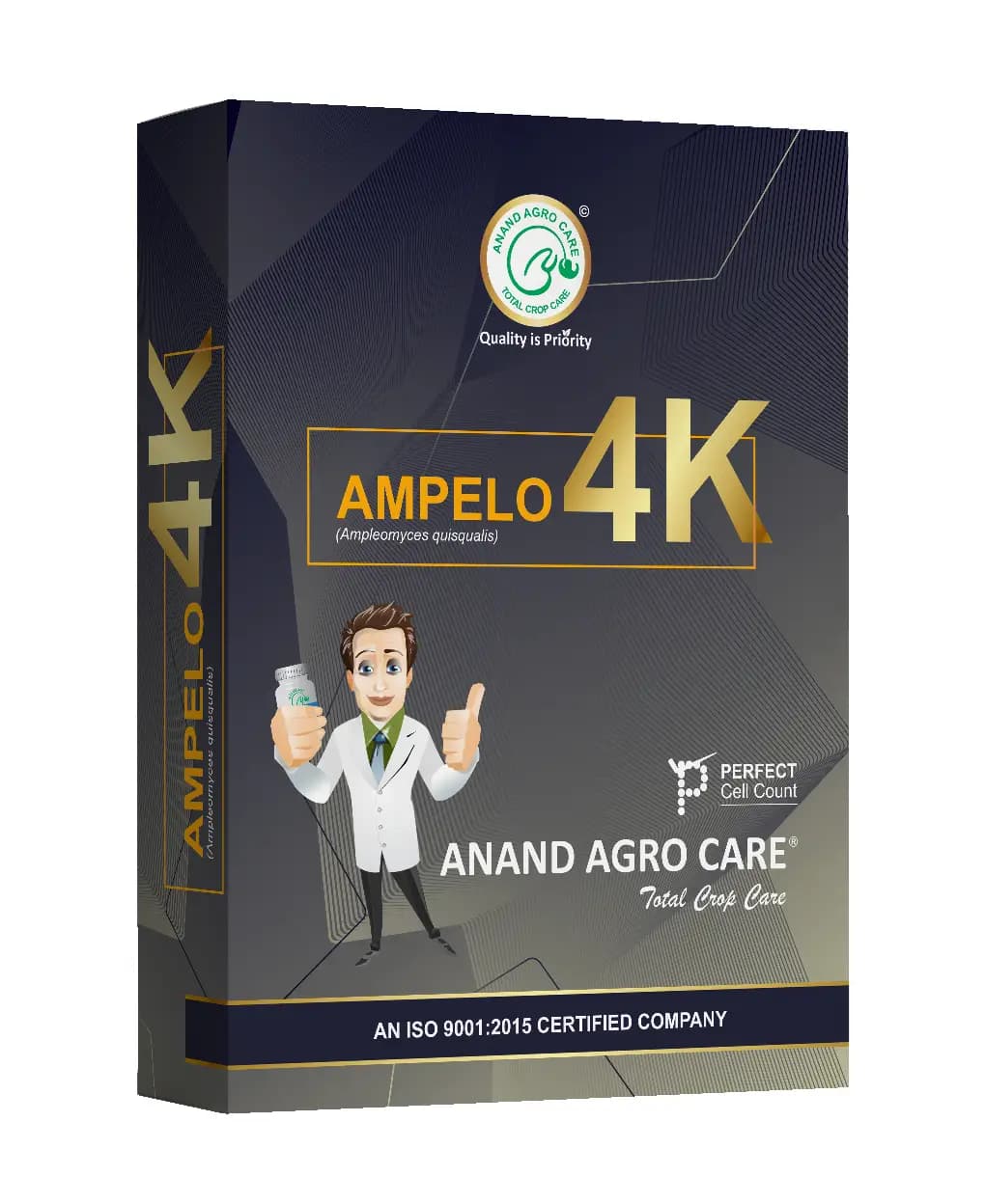 Dr. Bacto\'s Ampelo 4K Having Ampelomyces Quisqualis Used For The Control Of Powdery Mildew Disease. Based On Dextrose Base Technology.