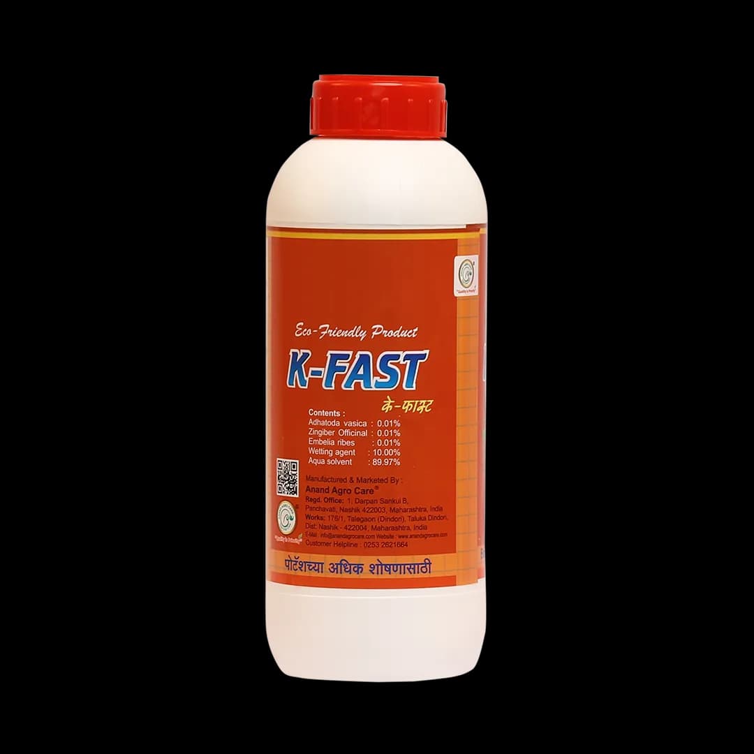 Anand K-Fast, Enhances The Availability Of Potash From Soil To The Plants, Improve Fruit Color,  Strengthens Plants Against Biotic And Abiotic Stress