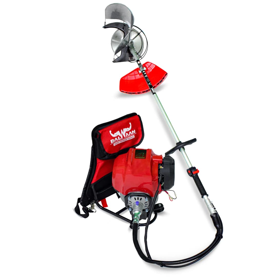 Balwaan BX 50BE Eco Back Pack Brush Cutter, 4 Stroke 50CC, Use For Crop Cutting Cum Grass Cutting