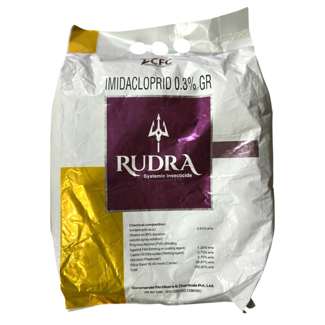 Coromandel Rudra Imidacloprid 0.3% GR Insecticide, Effective For Stem Borer In Rice - Image 1