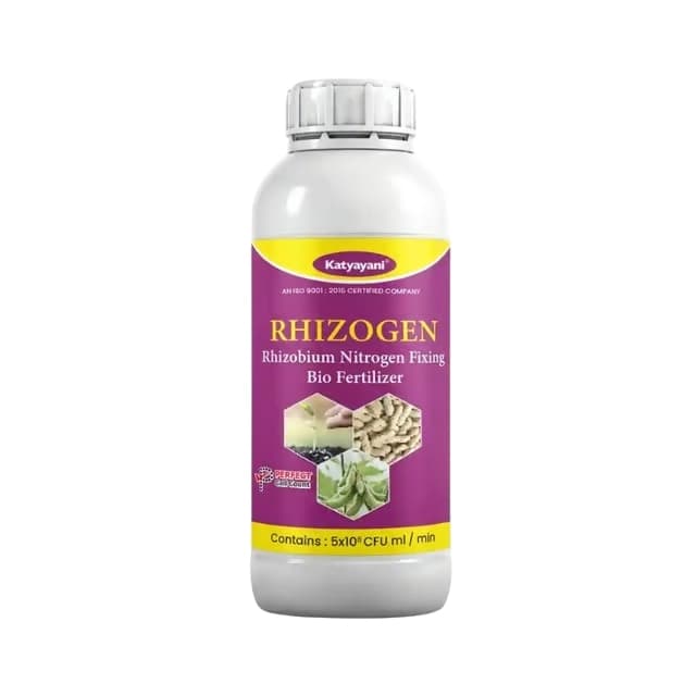 Katyayani Rhizogen Rhizobium Nitrogen Fixing Bio Fertilizer, Boosting Crop Yield and Health Naturally - Image 1