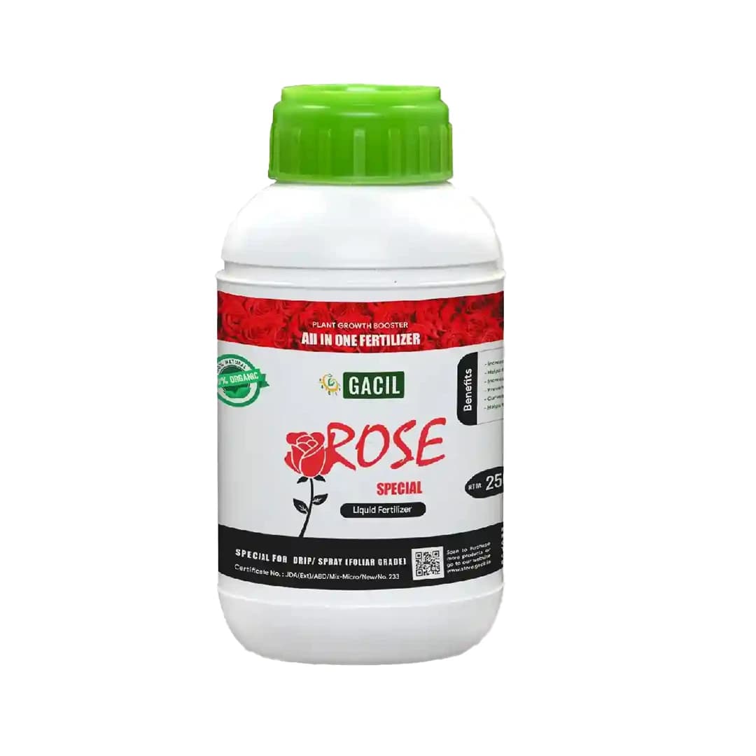 GACIL Rose Special Organic Liquid Micronutrient Fertilizer For Faster Growth. - Image 1