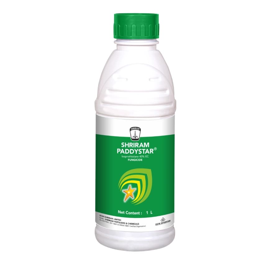 Shriram PADDYSTAR Isoprothialane 40% EC Fungicide, Effective For Leaf, Neck And Node Blast In Paddy Crop - Image 1