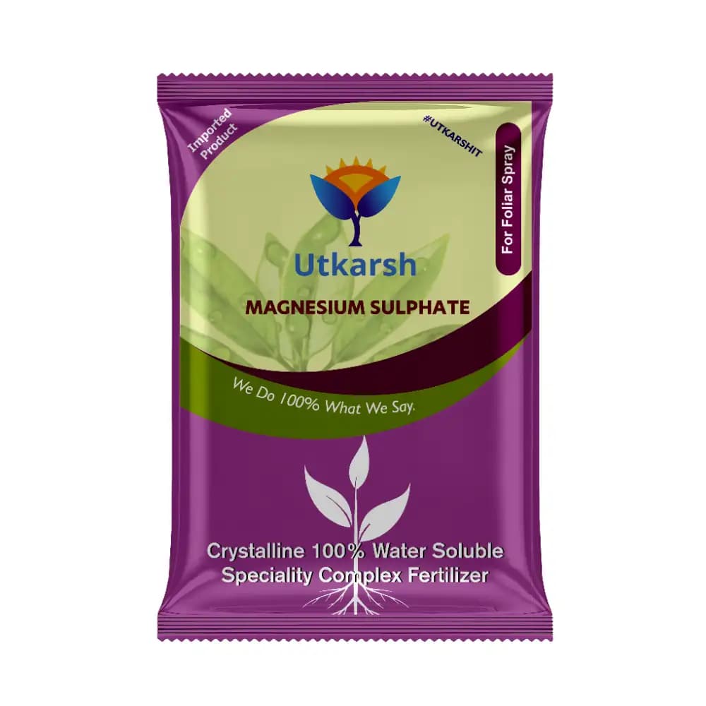 Utkarsh Magnesium Sulphate (Epsom Salt) (MgSO4.7H2O), Magnesium (as Mg) 9.5% and Sulphur (as S) 12% - Image 1
