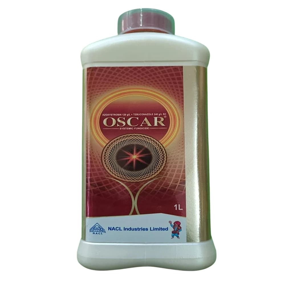NACL OSCAR Azoxystrobin 120 GL + Tebuconazole 240 GL SC Fungicide, Broad-Spectrum, Long-Lasting Disease Control In Crop - Image 1