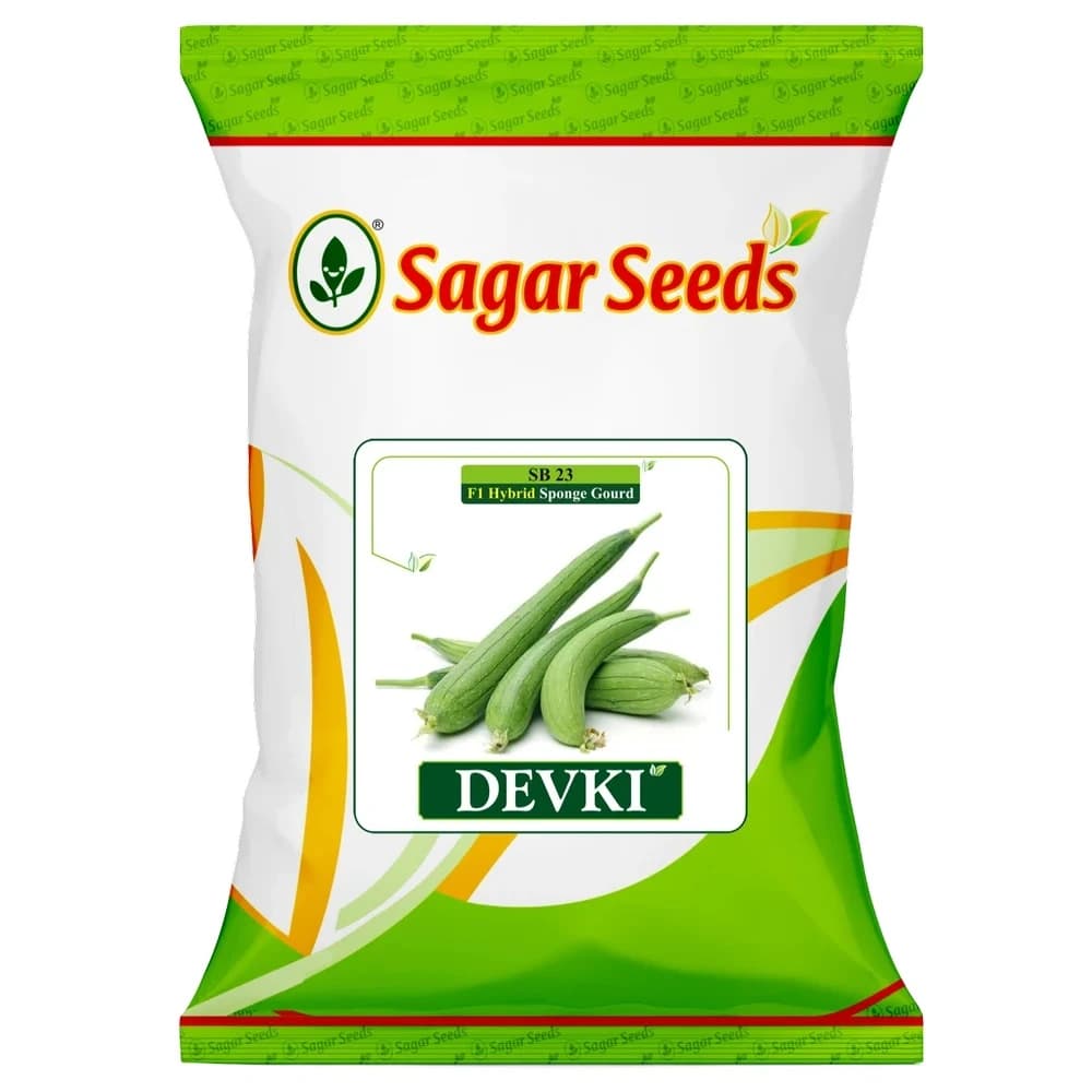 Sagar Devki F1 Hybrid Sponge Guard Seeds, High Yielding, Suited For Kharif and Summer Seasons - Image 1
