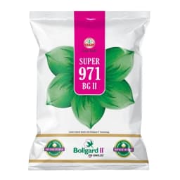 Super 971 Hybrid Cotton Seeds, Bollgard ll Technology, Early to Medium Maturity (475 Gm) 1