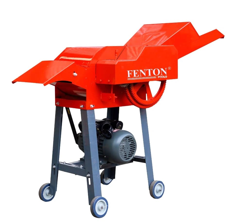 Fenton Krishi FTK-CCM-04 Electric Chaff Cutter, 3HP Motor 4-Cutting Blade & Wheels - Image 1