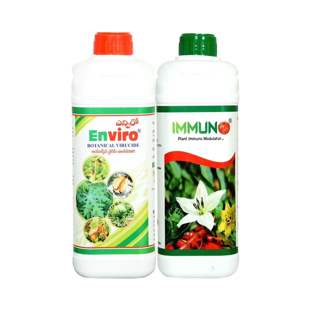 Virus Special (Set of Immuno 1 ltr + Enviro 1 ltr), Botanical Viricide, Contain Auxins, Cytokinins.
