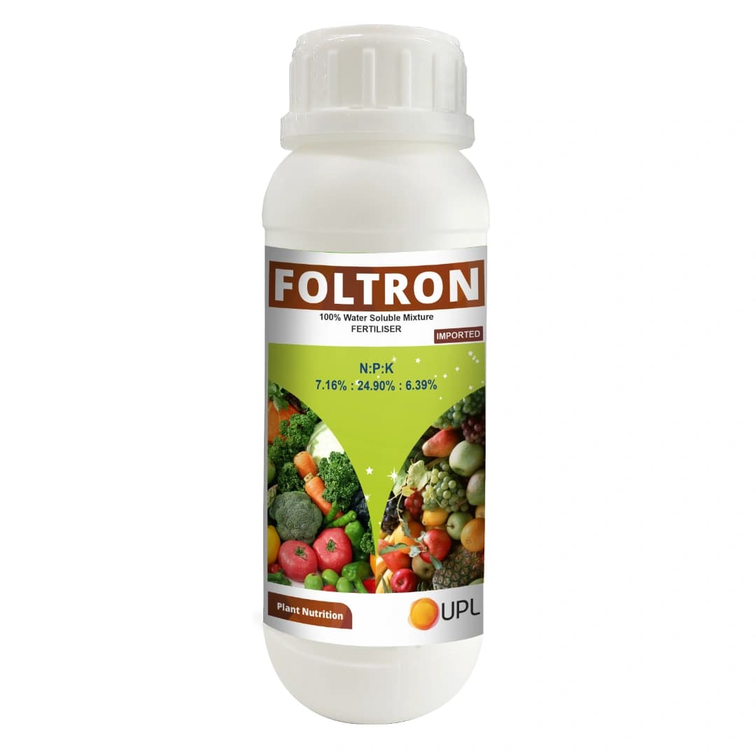 UPL Foltron Nano Tenchonogy Plant Growth Fertilizer NPK 7.16 : 24.9 : 6.39 100% Water Soluble Mixture Fertilizer