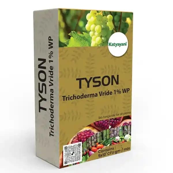 Katyayani Tyson Trichoderma Viride 1% WP Bio Fungicide, Use For Vegetable Crops, Fruit crops, Field crops, Pulses and Plantation Crops - Image 1