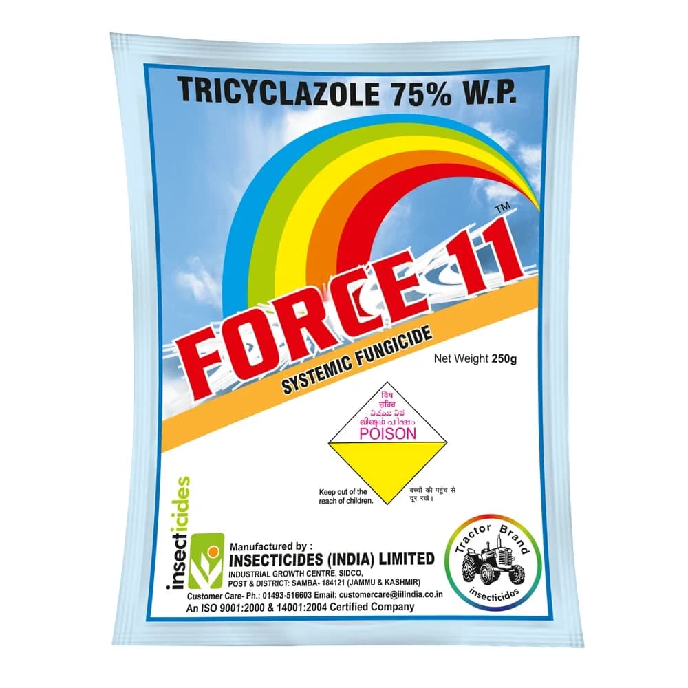 IIL Force-11 Tricyclazole 75% WP Systemic Fungicide, Effective For Rice Crop Blast - Image 1