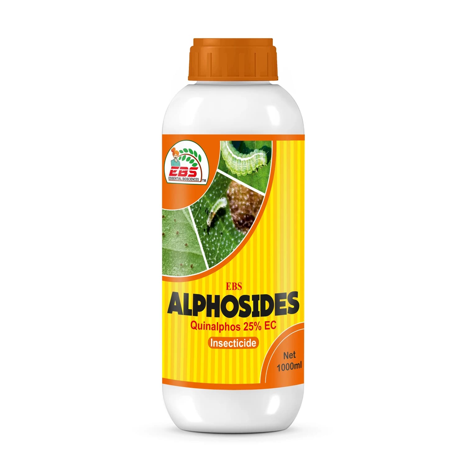 EBS Alphosides Quinalphos 25% EC Is An Organo-Phosphatic Insecticide That Controls Chewing, Sucking, And Mites Type Pests. - Image 1